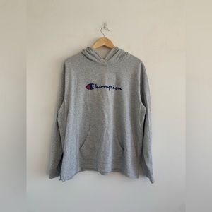 Champion Athletic Gray Hoodie Sweatshirt